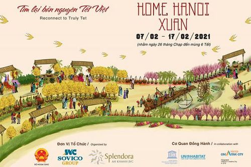 Đường hoa Home Hanoi Xuan 2021 sắp xuất hiện tại Hà Nội