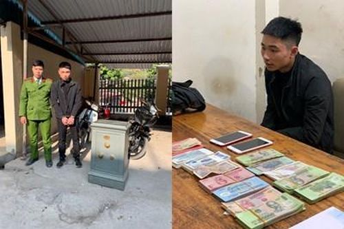 Sửng sốt phát hiện thủ phạm đục két sắt lấy cắp 100 triệu đồng