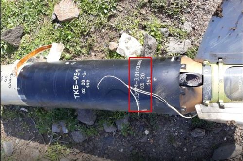 Xác tên lửa vác vai hiện đại của Nga được tìm thấy ở Syria