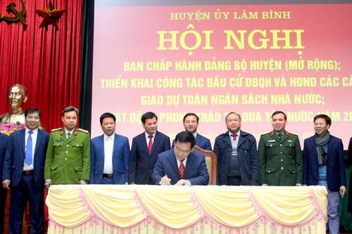 Lâm Bình tổ chức Hội nghị BCH Đảng bộ huyện (mở rộng)