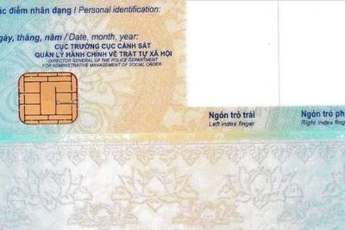 Công bố mẫu thẻ căn cước công dân gắn chip điện tử