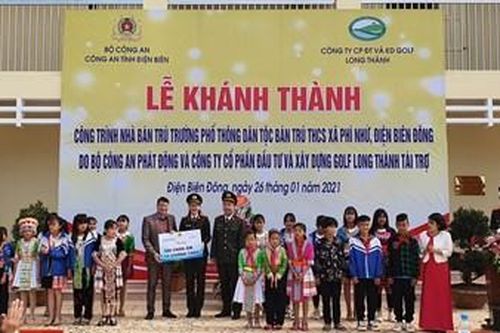 Khánh thành công trình nhà ở bán trú cho học sinh ở Điện Biên Đông