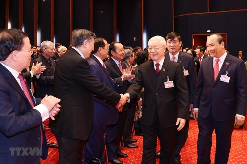 Lãnh đạo Đảng, Nhà nước dự khai mạc Đại hội XIII của Đảng