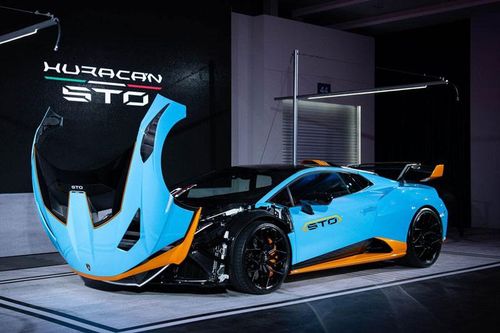 'Lác mắt' trước vẻ đẹp của siêu xe Lamborghini Huracan STO, giá gần 1 triệu USD