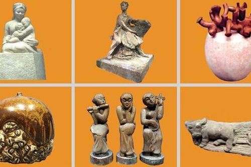 Triển lãm 36 tác phẩm điêu khắc mừng Đảng, mừng Xuân