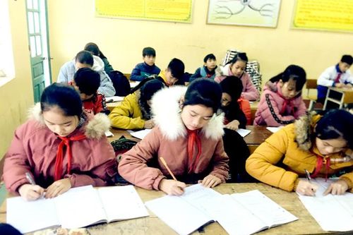 Các trường chủ động phòng chống rét cho học sinh