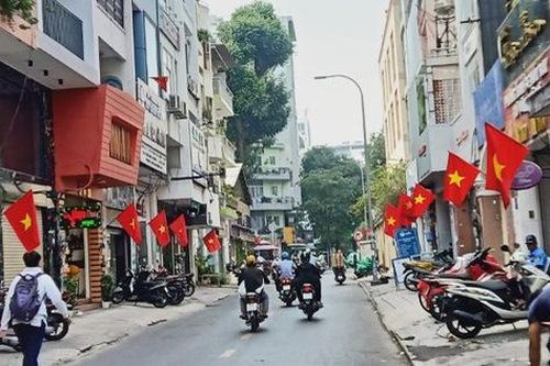 TP.HCM lung linh cờ hoa chào mừng Đại hội lần thứ XIII của Đảng