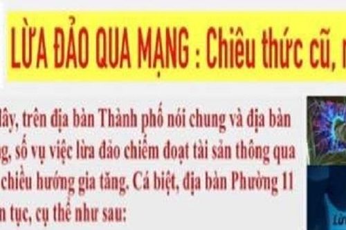 Công an TP Hồ Chí Minh truy tìm đối tượng lừa đảo bằng công nghệ thông tin