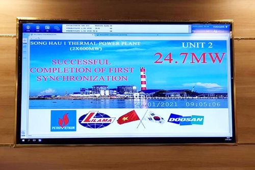 Tổ máy số 2 Nhà máy Nhiệt điện Sông Hậu 1 hòa lưới điện quốc gia