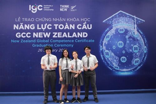 25 học sinh Việt Nam được New Zealand trao chứng chỉ năng lực toàn cầu