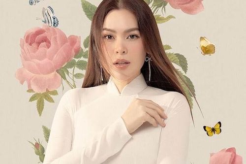 Người đẹp Phương Lê nền nã trong tà áo dài truyền thống