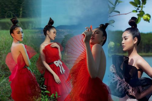 Người mẫu dầm mình trong nước lạnh giữa trời 8 độ để hóa thiên trong bộ ảnh thời trang của Lí Quí Khánh