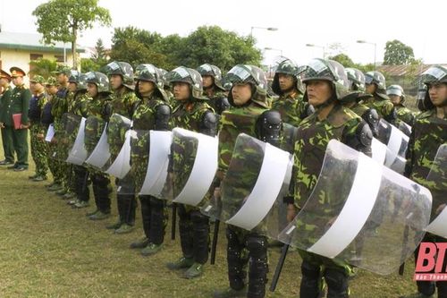 Lực lượng vũ trang Thanh Hóa duy trì nghiêm chế độ sẵn sàng chiến đấu trong dịp Đại hội XIII của Đảng