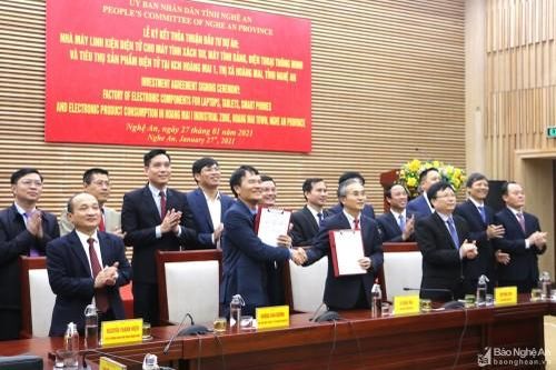 Nghệ An: Ký kết biên bản thỏa thuận đầu tư dự án 200 triệu USD