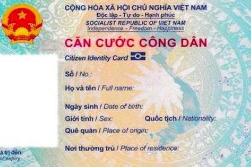 Thẻ căn cước công dân gắn chip điện tử có hình dáng như thế nào?