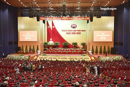 Ngày làm việc thứ ba Đại hội đại biểu toàn quốc lần thứ XIII của Đảng