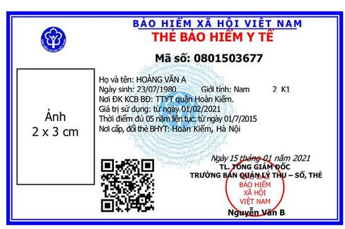 Thẻ bảo hiểm y tế có thêm thông tin về nơi cấp, nơi đổi thẻ