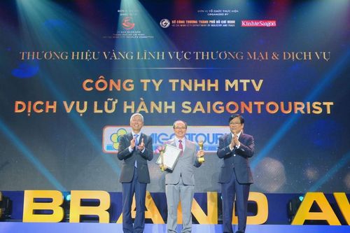 Lữ hành Saigontourist là thương hiệu vàng TPHCM vì thành quả xây dựng thương hiệu ấn tượng