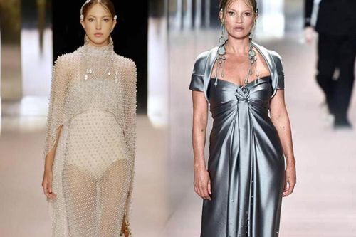 Con gái rượu của siêu mẫu huyền thoại Kate Moss lần đầu xuất hiện trên sàn runway cùng mẹ