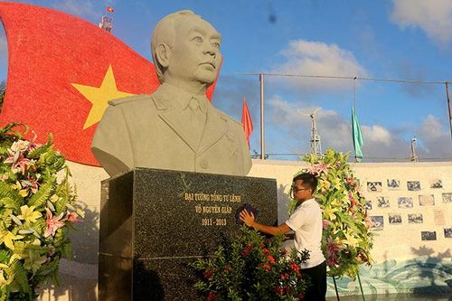 Dấu ấn Ðại tướng trên đảo Sơn Ca