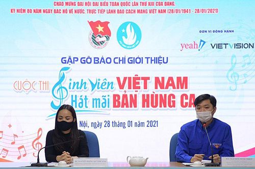 Tổ chức cuộc thi 'Sinh viên Việt Nam - hát mãi bản hùng ca'