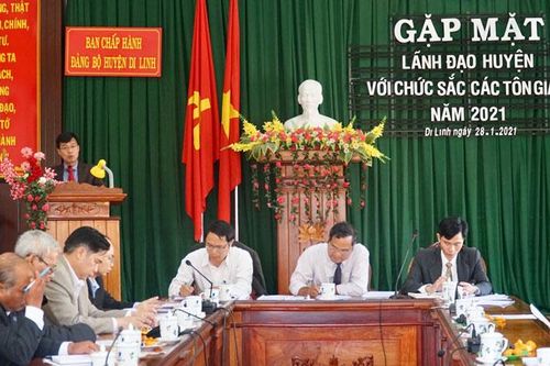 Di Linh gặp mặt chức sắc các tôn giáo