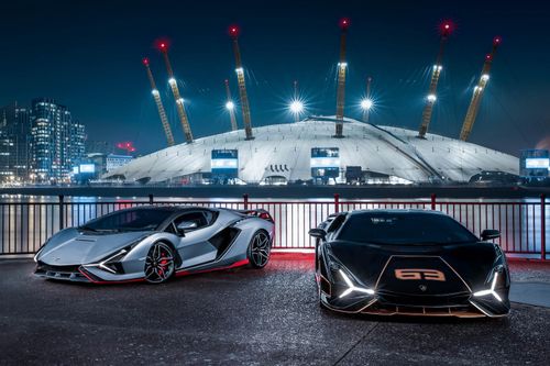 Bộ đôi 'siêu bò hybrid' Lamborghini Sian bản giới hạn