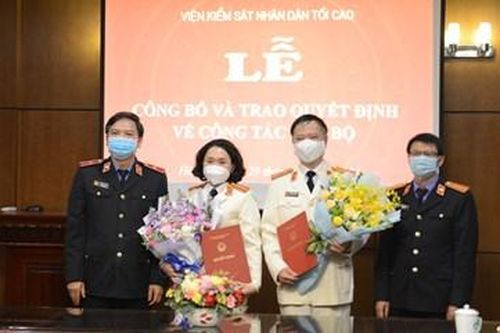 Bổ nhiệm lãnh đạo cấp phòng thuộc Vụ 8, VKSND tối cao