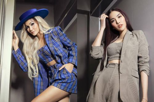 Lan Khuê, H'Hen Niê tự tin diện mốt ca rô, quyến rũ hết nấc