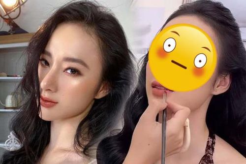 Soi cận nhan sắc Angela Phương Trinh khi đang trang điểm