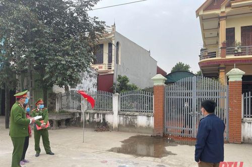 Công an Thanh Hóa tăng cường công tác quản lý người nhập cảnh, quản lý cư trú, phòng chống COVID-19