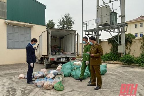 Tích cực ngăn chặn và xử lý nghiêm các hành vi vận chuyển thực phẩm 'bẩn' trên các tuyến đường trọng điểm
