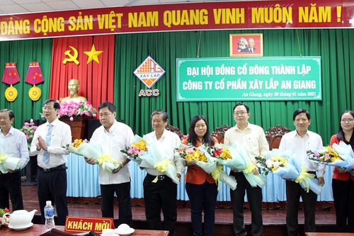 Đại hội đồng cổ đông thành lập Công ty Cổ phần Xây lắp An Giang