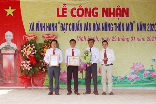 Xã Vĩnh Hanh đạt chuẩn 'Xã văn hóa nông thôn mới'