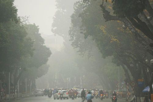 Cuối tuần, chất lượng không khí Hà Nội chưa cải thiện