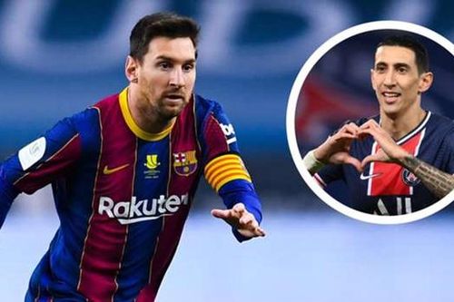Di Maria mong muốn của Messi có thể đầu quân cho PSG