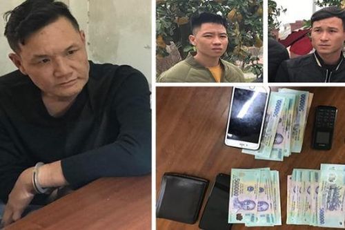 Bắt nhóm đối tượng thu tiền bảo kê chợ hoa Tết