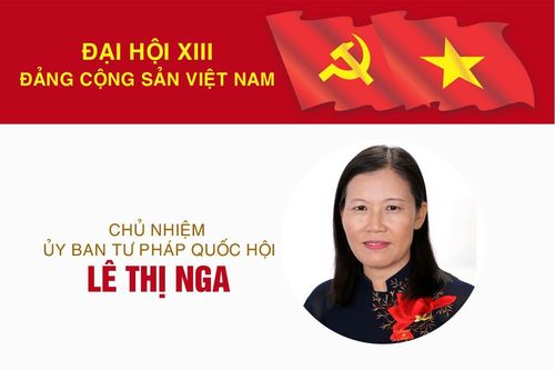 Infographic: Sự nghiệp Chủ nhiệm Ủy ban Tư pháp Quốc hội Lê Thị Nga