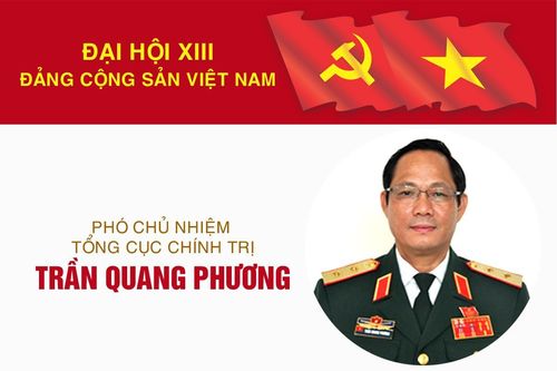 Infographic: Sự nghiệp Phó Chủ nhiệm Tổng cục Chính trị Trần Quang Phương