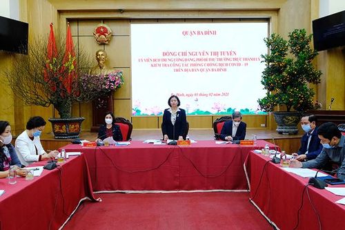 Phó Bí thư Thường trực Thành ủy Nguyễn Thị Tuyến: Đảm bảo nguồn lực cao nhất trong phòng chống dịch Covid-19