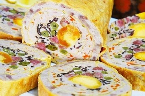 Cách làm giò hoa ngũ sắc đẹp mắt cho mâm cơm ngày Tết