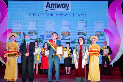 Amway Việt Nam lần thứ 8 nhận giải thưởng 'Sản phẩm vàng vì sức khỏe cộng đồng'