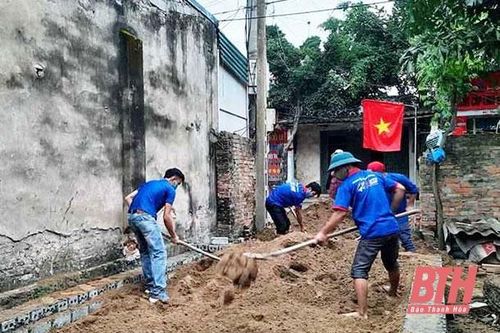 Tuổi trẻ Hậu Lộc xung kích, tình nguyện vì cuộc sống cộng đồng