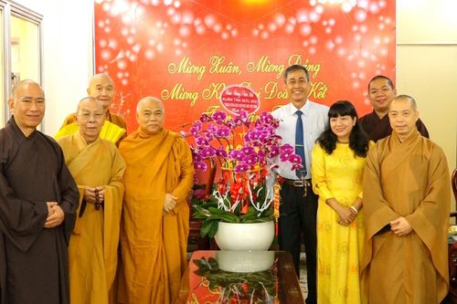 GHPGVN thăm, chúc Tết các ban ngành Trung ương