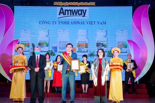 Amway Việt Nam lần thứ tám vinh dự nhận giải thưởng ''Sản phẩm vàng vì sức khỏe cộng đồng''