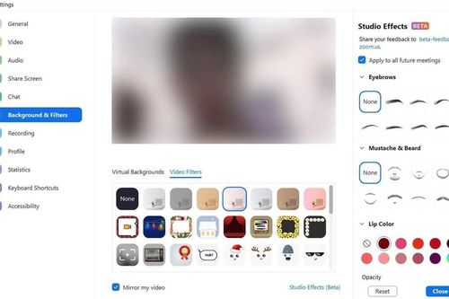 Zoom bây giờ đã có filter đầy đủ, teen yên tâm bật camera học online rồi nhé!
