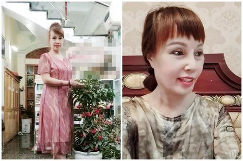 'Cô dâu 62 tuổi' lộ cằm nhọn hoắt, nghi chỉnh ảnh quá đà