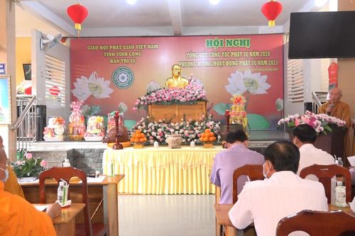 Vĩnh Long: Ban Trị sự tổng kết Phật sự, tưởng niệm Hòa thượng Thích Thiện Hoa