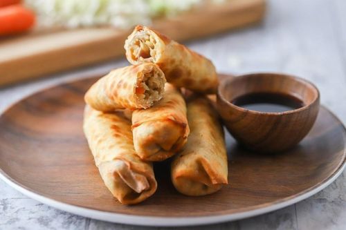 Cách làm chả giò đậm vị Tết với nồi chiên không dầu