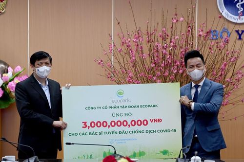 Ecopark ủng hộ 13 tỷ đồng cho công tác phòng chống Covid-19